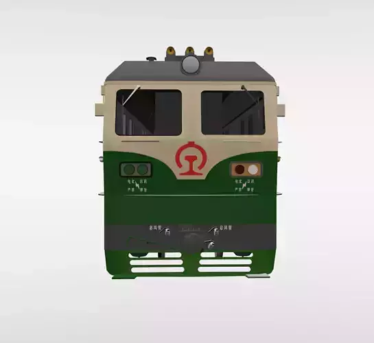 Train chinese 3D model