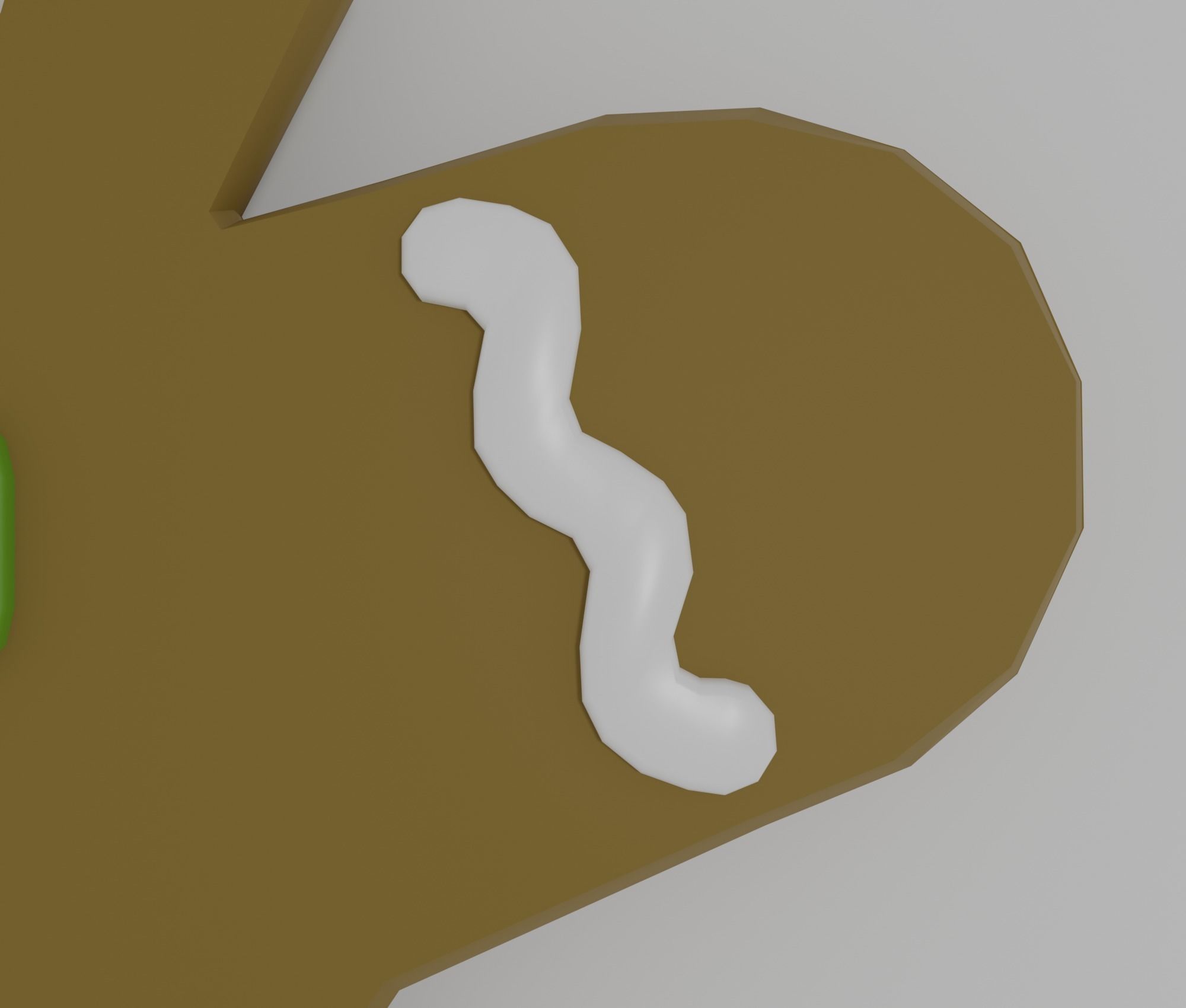 Gingerbread man Low-poly 3D model_15