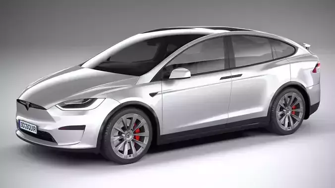 Tesla Model X 2021 3D model