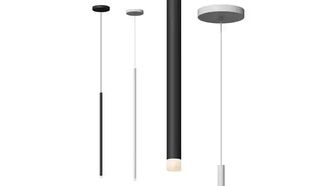 Light Chimes Suspension by Sonneman 3D model