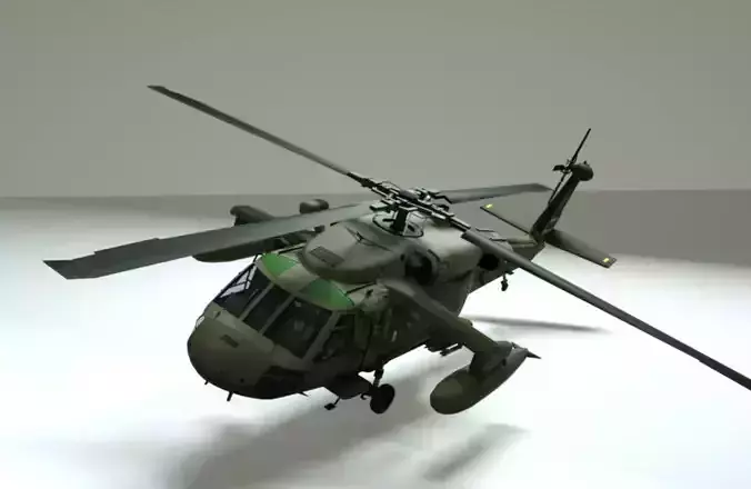 armed helicopter