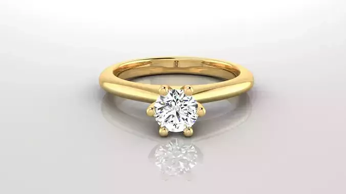 Ring M28 The luxury female ring with gem wedding