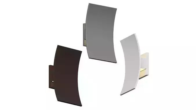 Curved Shield by Robert Sonneman