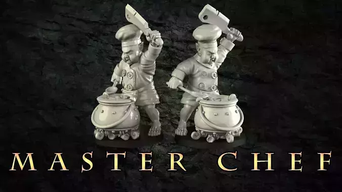 Halfling Masterchef 3D print model