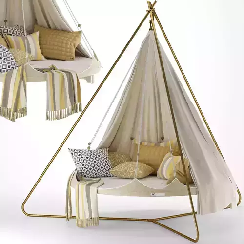 Tiipii bed  3D model