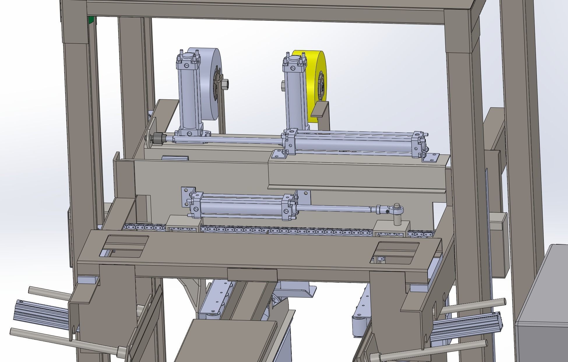 Box sealing machine Assembly   3D model_14