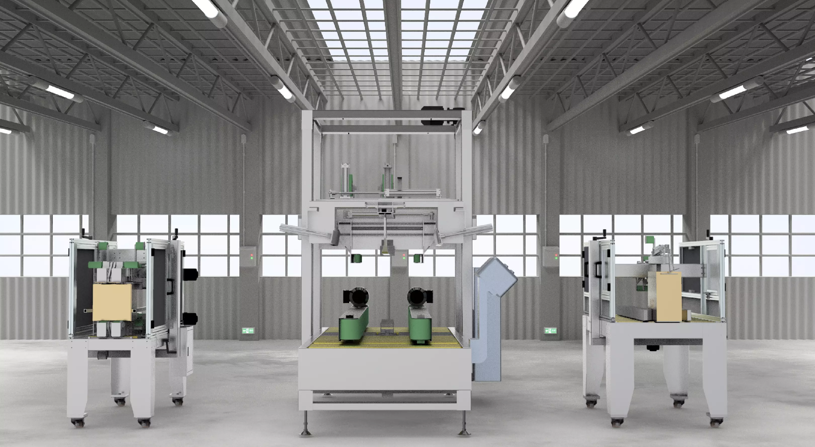 Box sealing machine Assembly   3D model_0