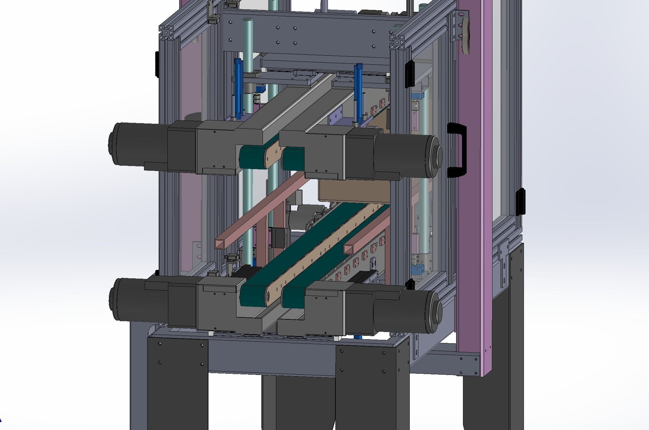 Box sealing machine Assembly   3D model_6