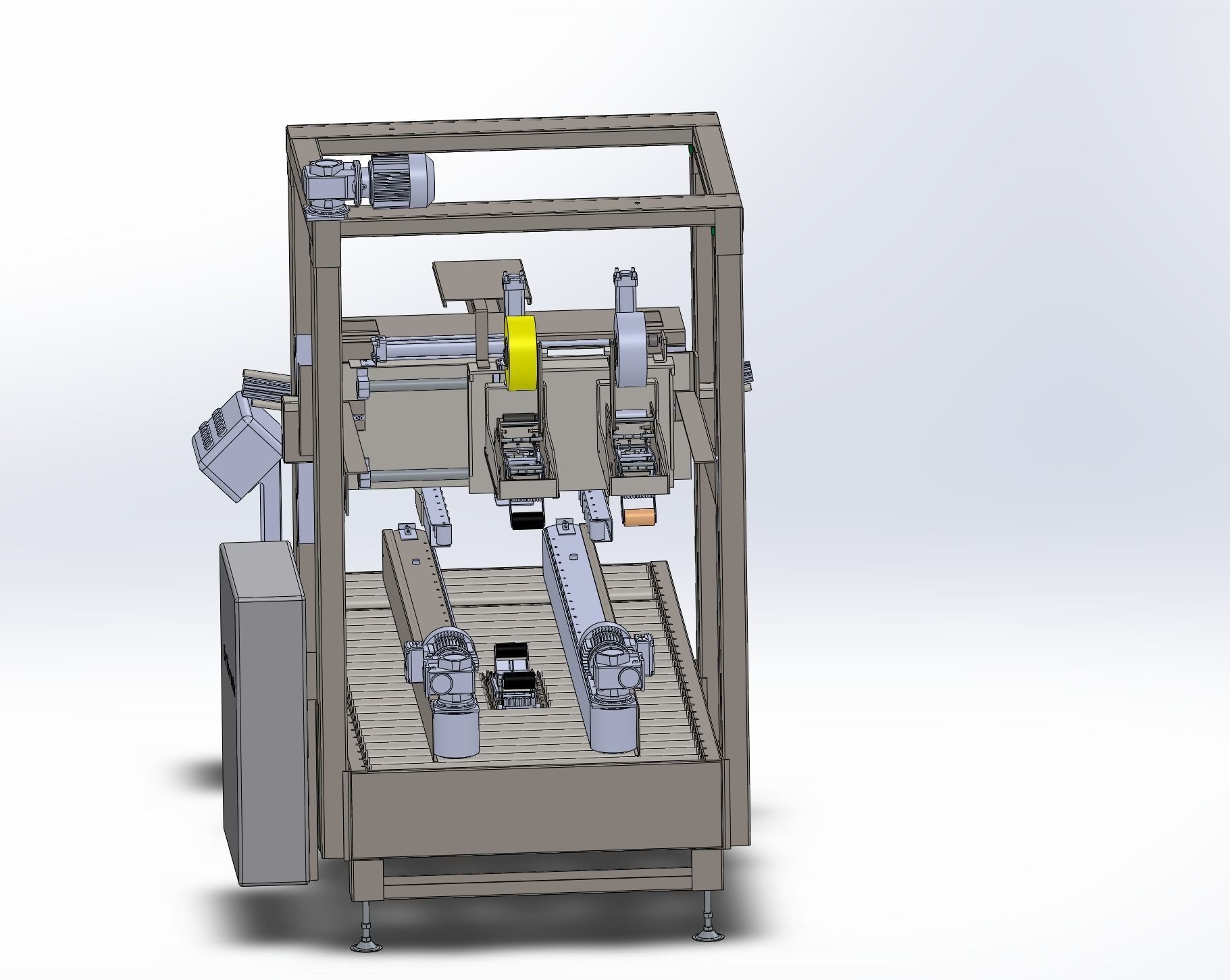 Box sealing machine Assembly   3D model_11