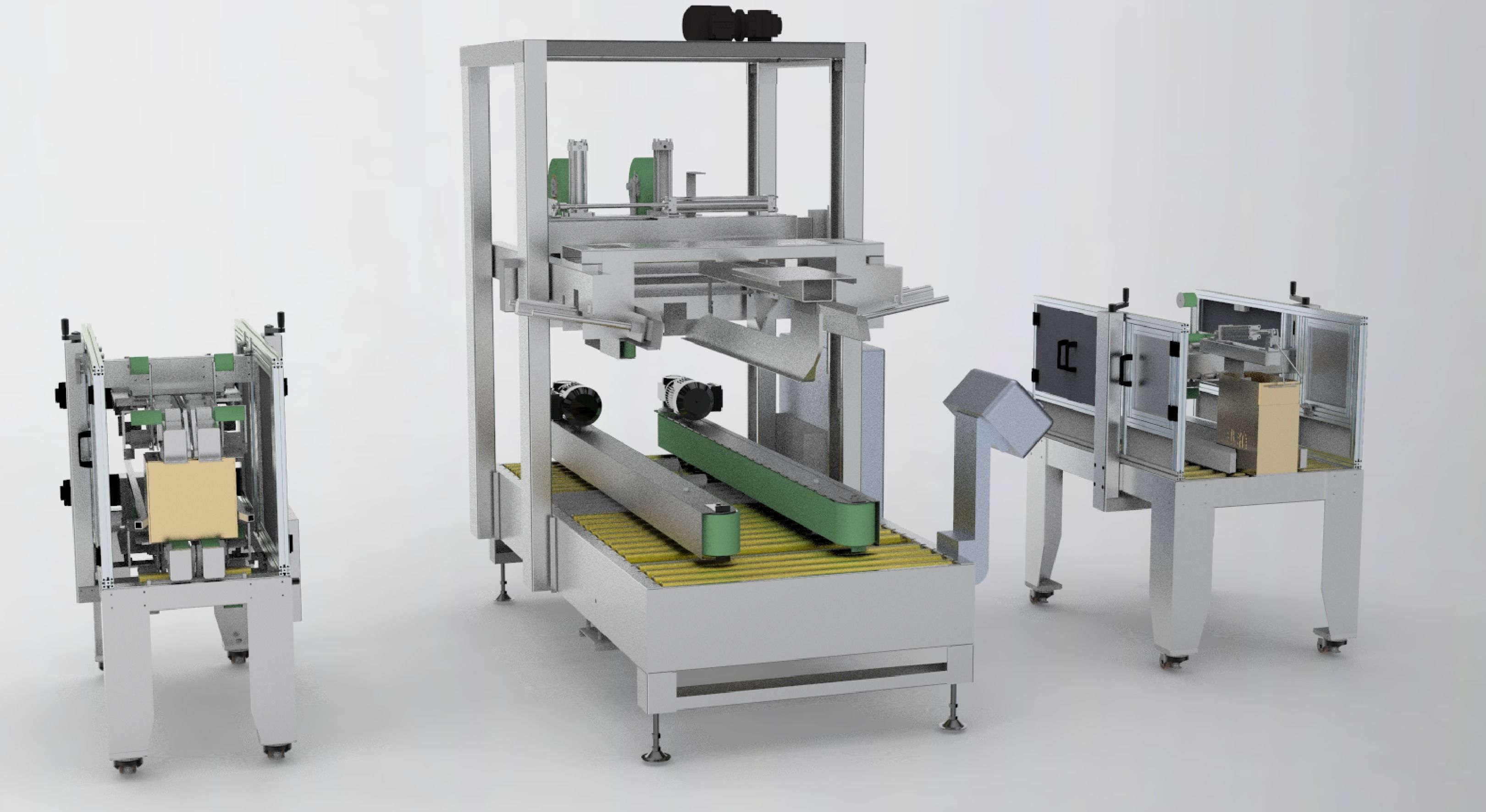 Box sealing machine Assembly   3D model_2