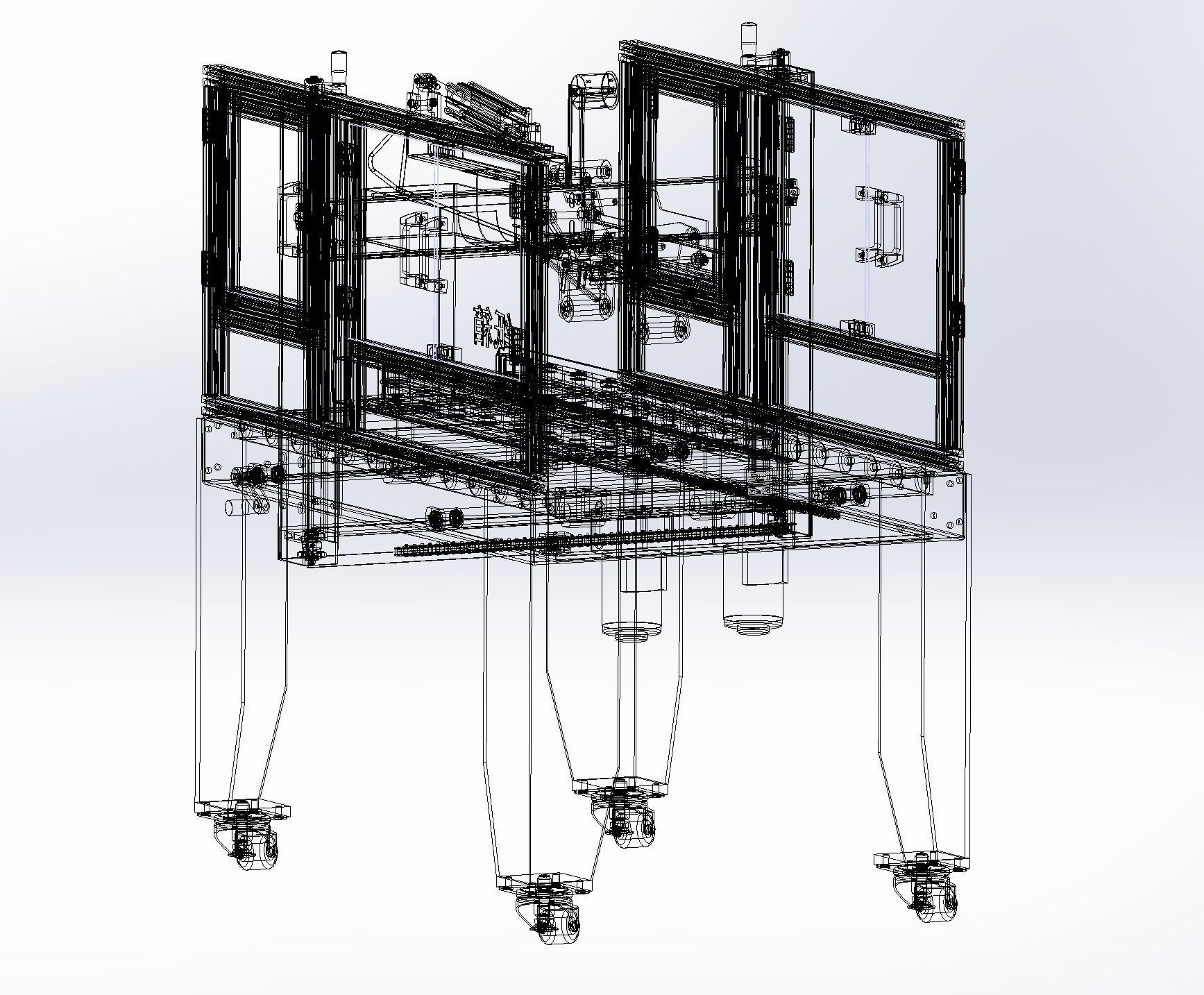 Box sealing machine Assembly   3D model_20