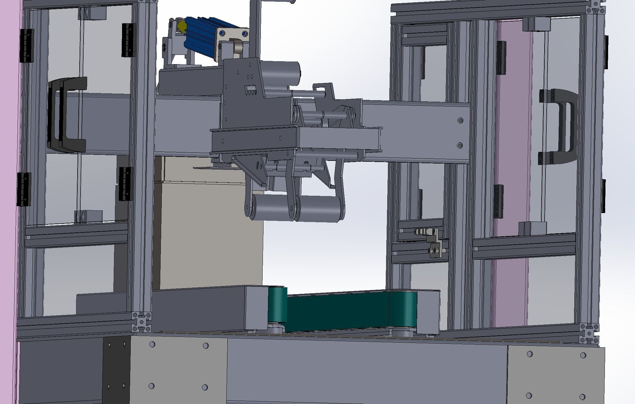 Box sealing machine Assembly   3D model_18