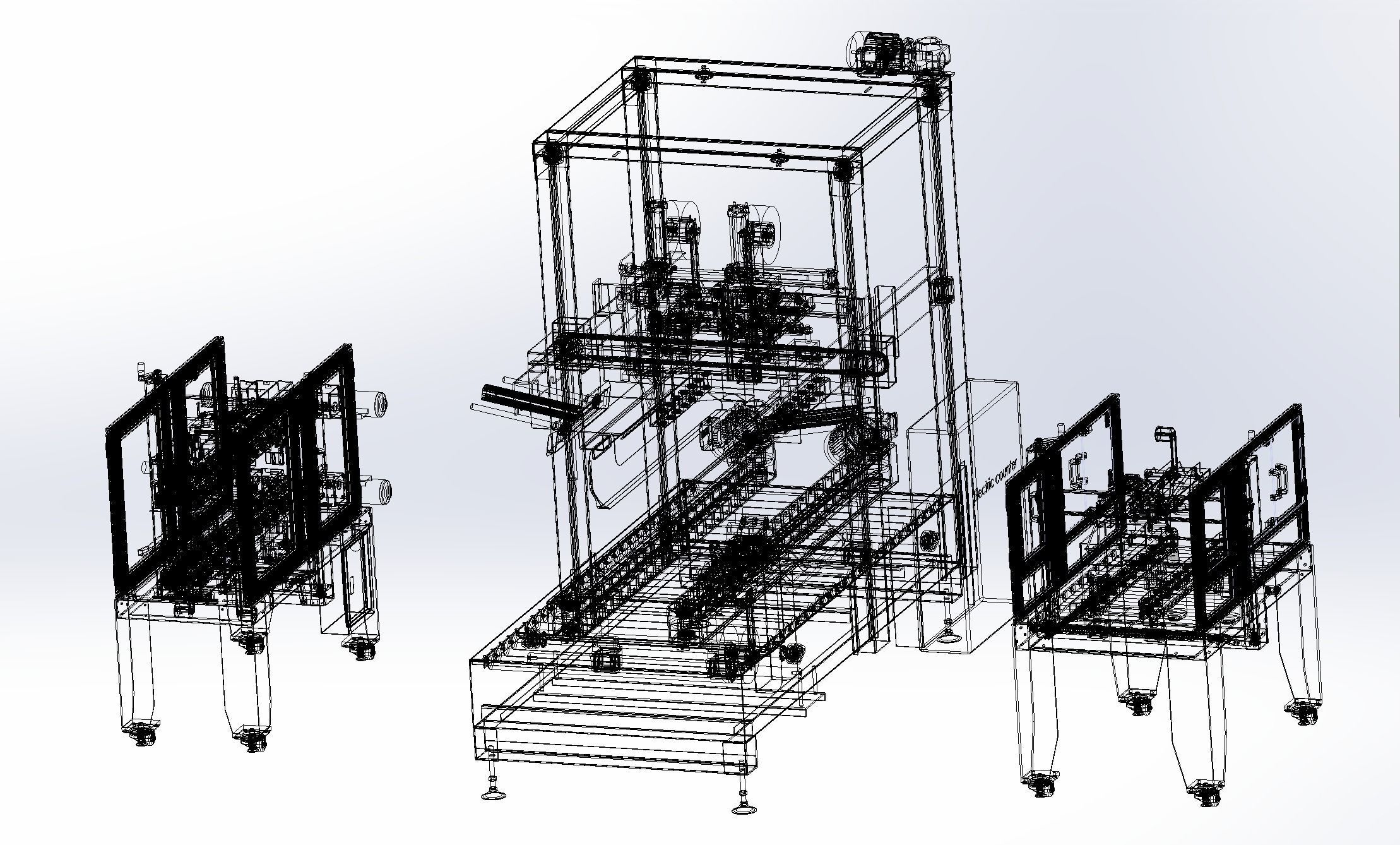 Box sealing machine Assembly   3D model_26