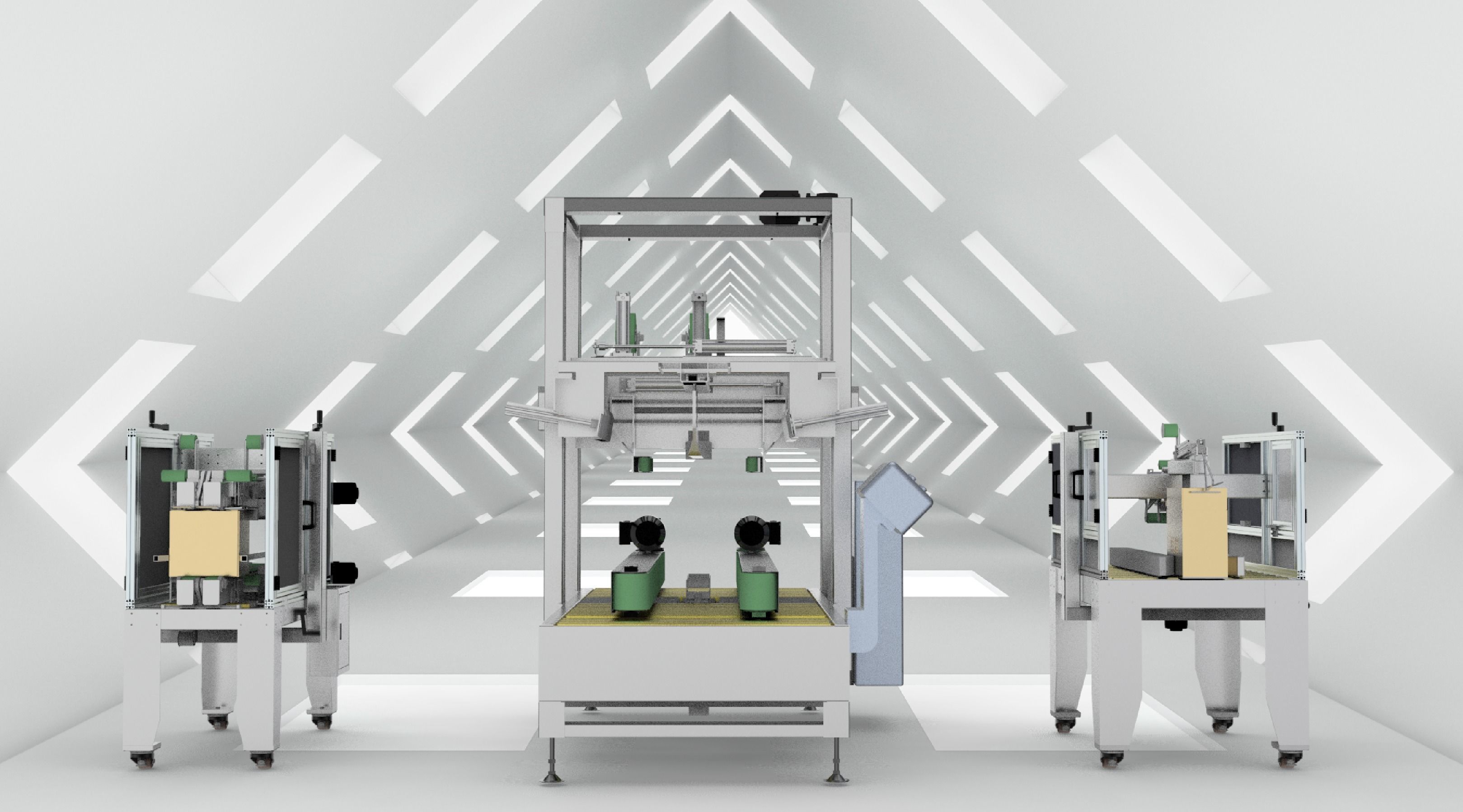 Box sealing machine Assembly   3D model_1