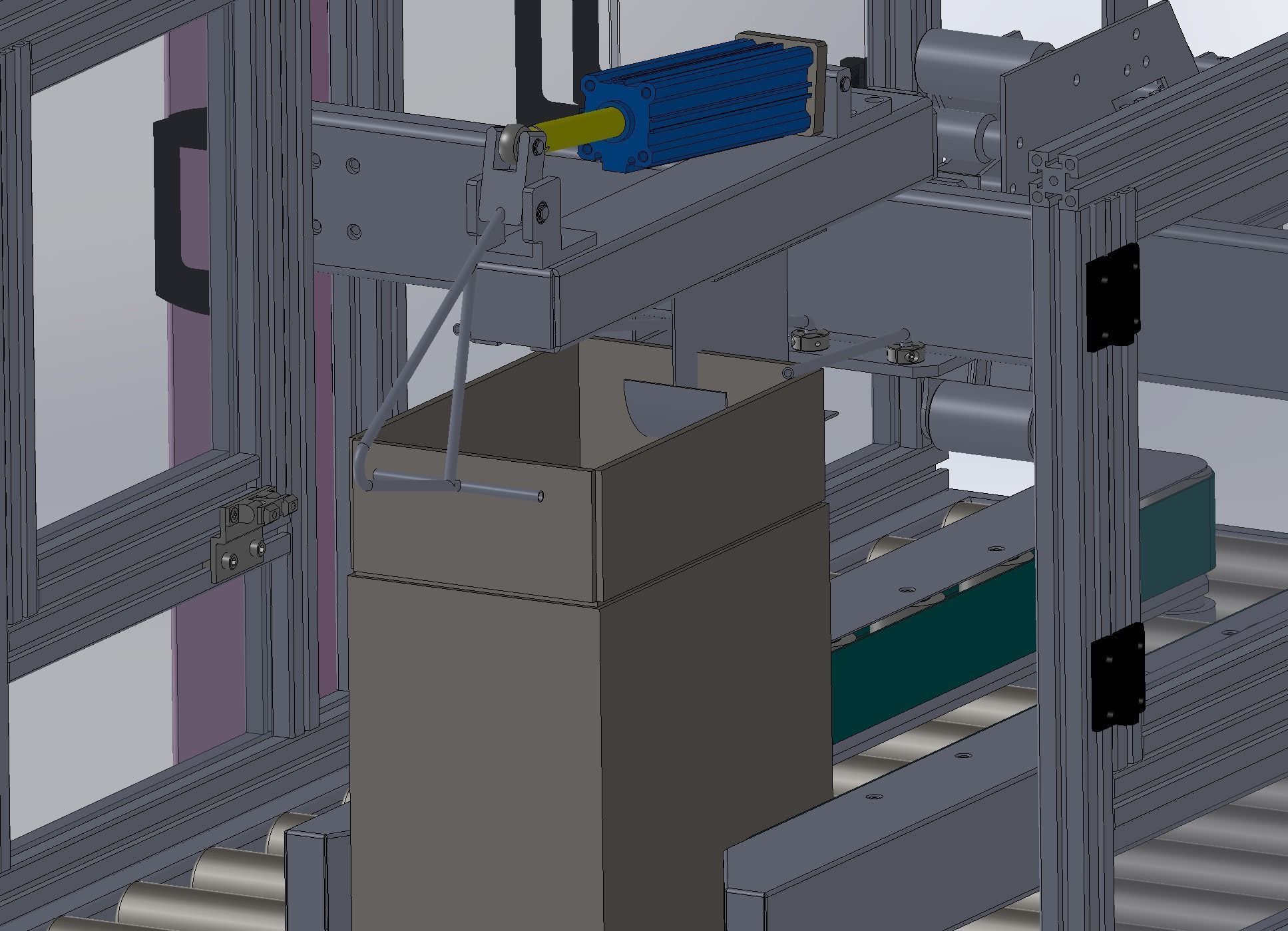 Box sealing machine Assembly   3D model_19