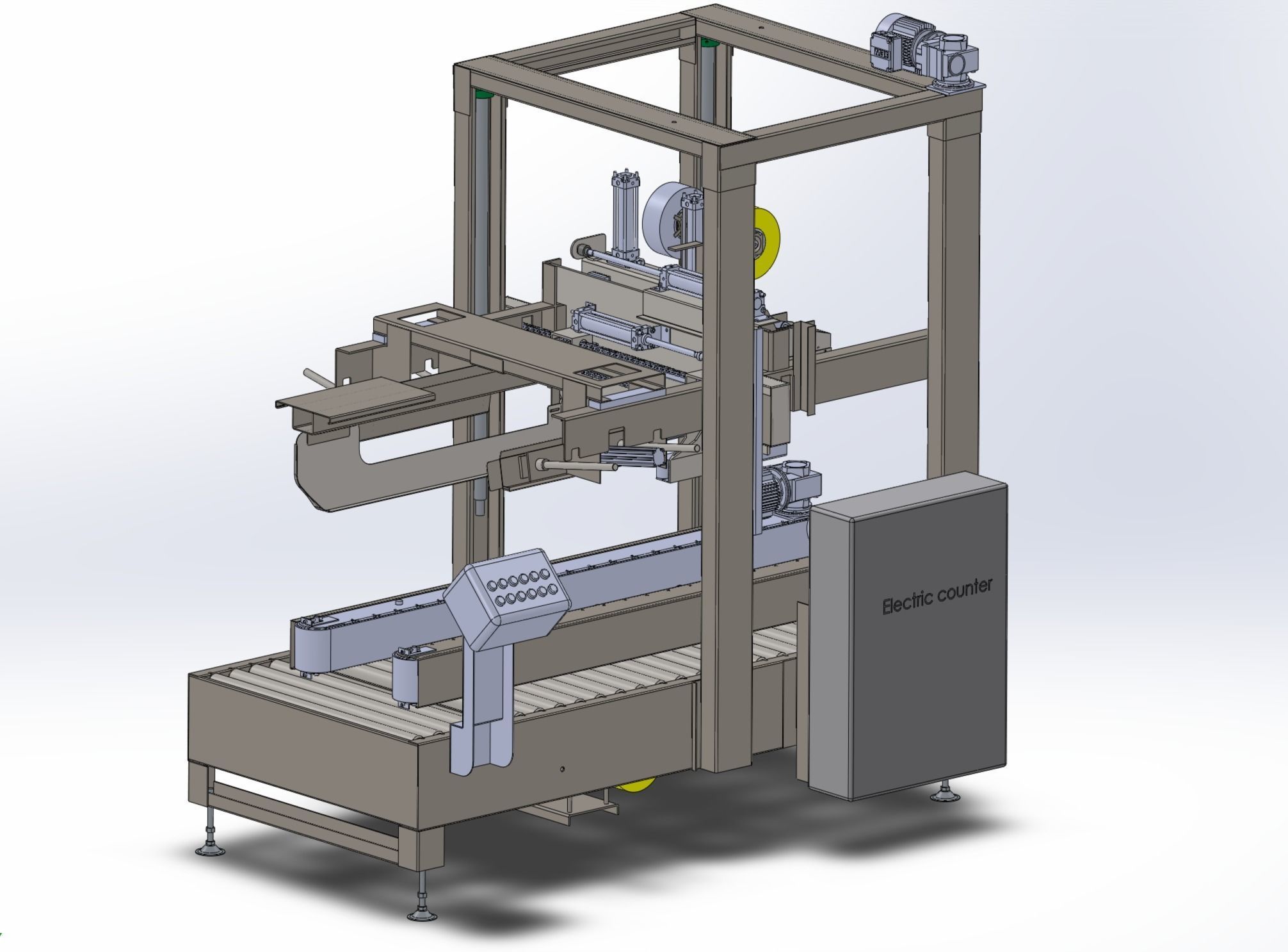 Box sealing machine Assembly   3D model_9