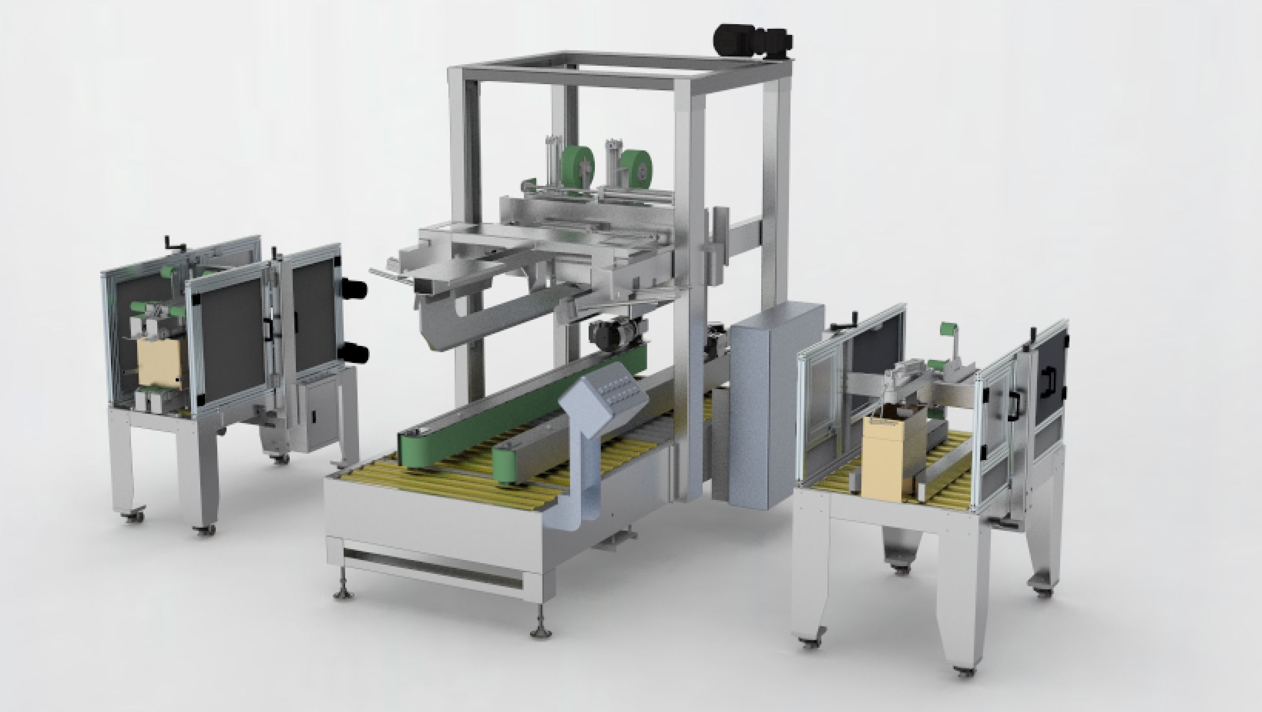 Box sealing machine Assembly   3D model_3