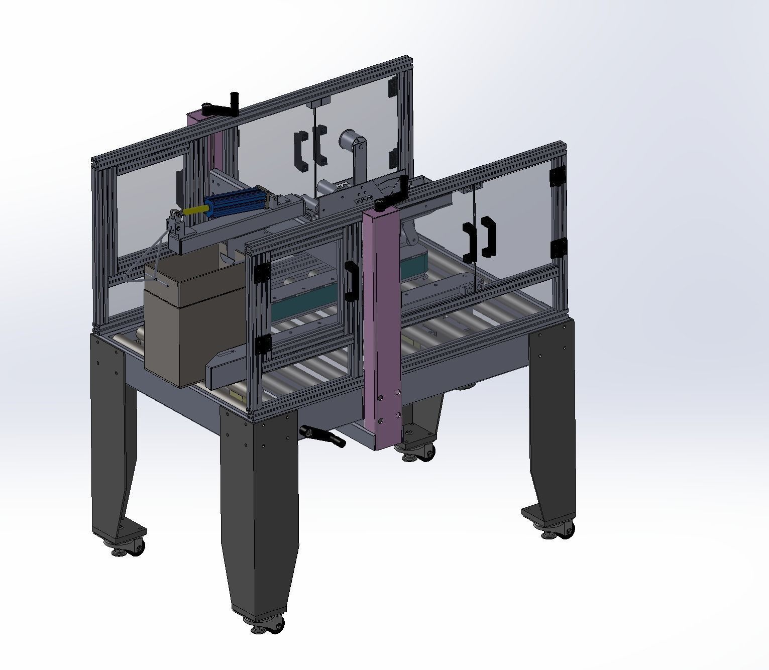 Box sealing machine Assembly   3D model_17