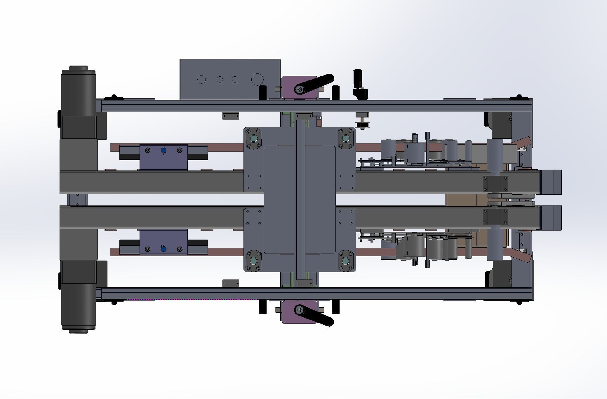Box sealing machine Assembly   3D model_7