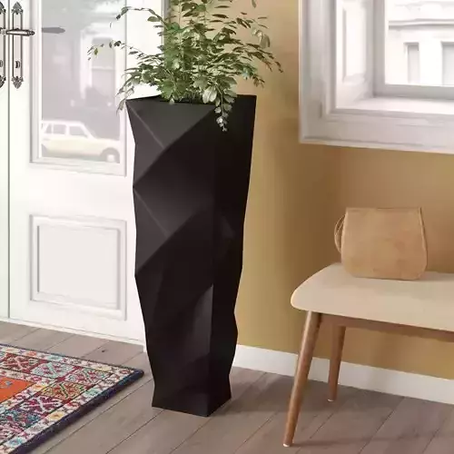 Lux Textura Fibreglass Pot Planter - 2 Colour