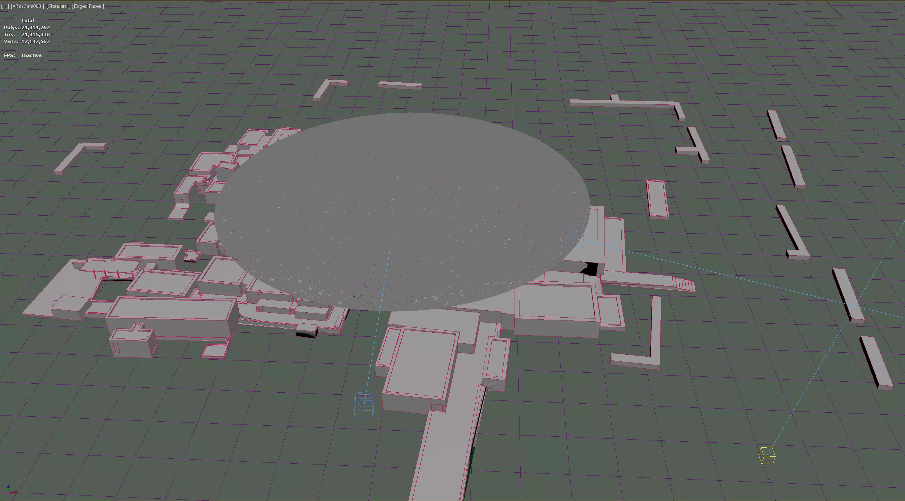 Louvre Abu Dhabi Museum 3D Model 3D model_9