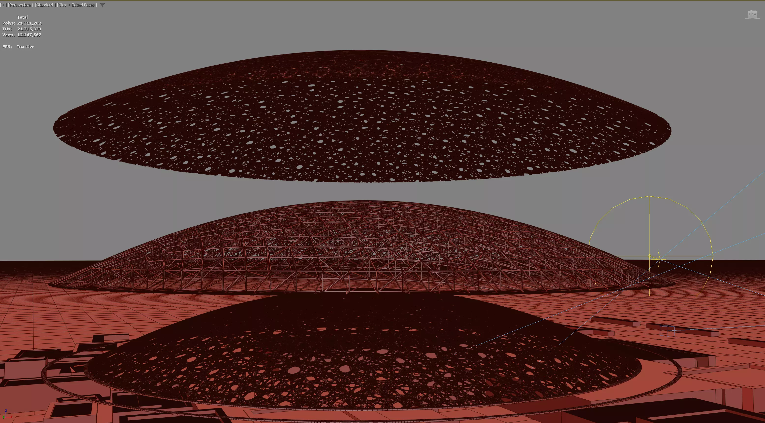 Louvre Abu Dhabi Museum 3D Model 3D model_6