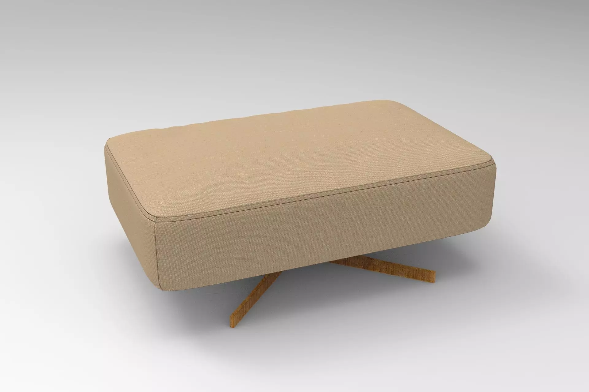 Savana Pouf Low-poly 3D model
