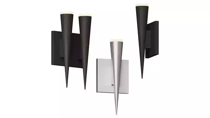 Micro Cone Wall Sconce by Robert Sonneman