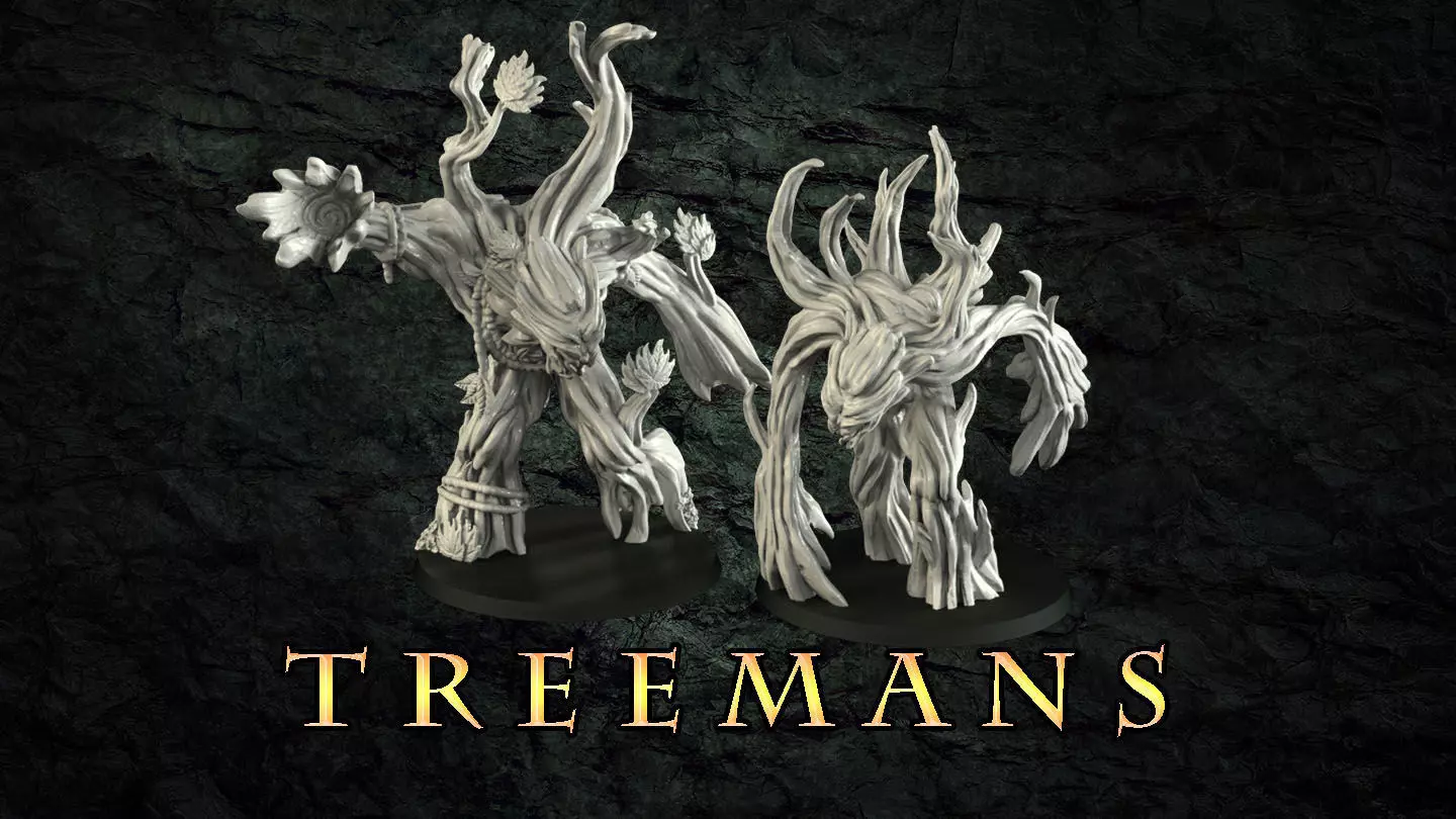Treemen treemans miniatures 3D print model