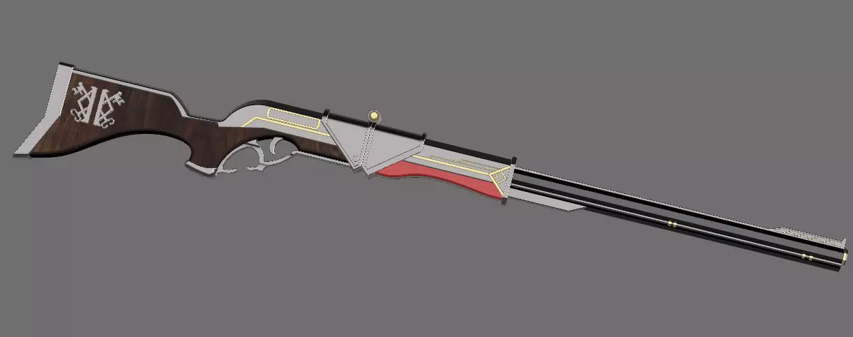 Arcane League of Legends - Caitlyn rifle for cosplay 3D print model