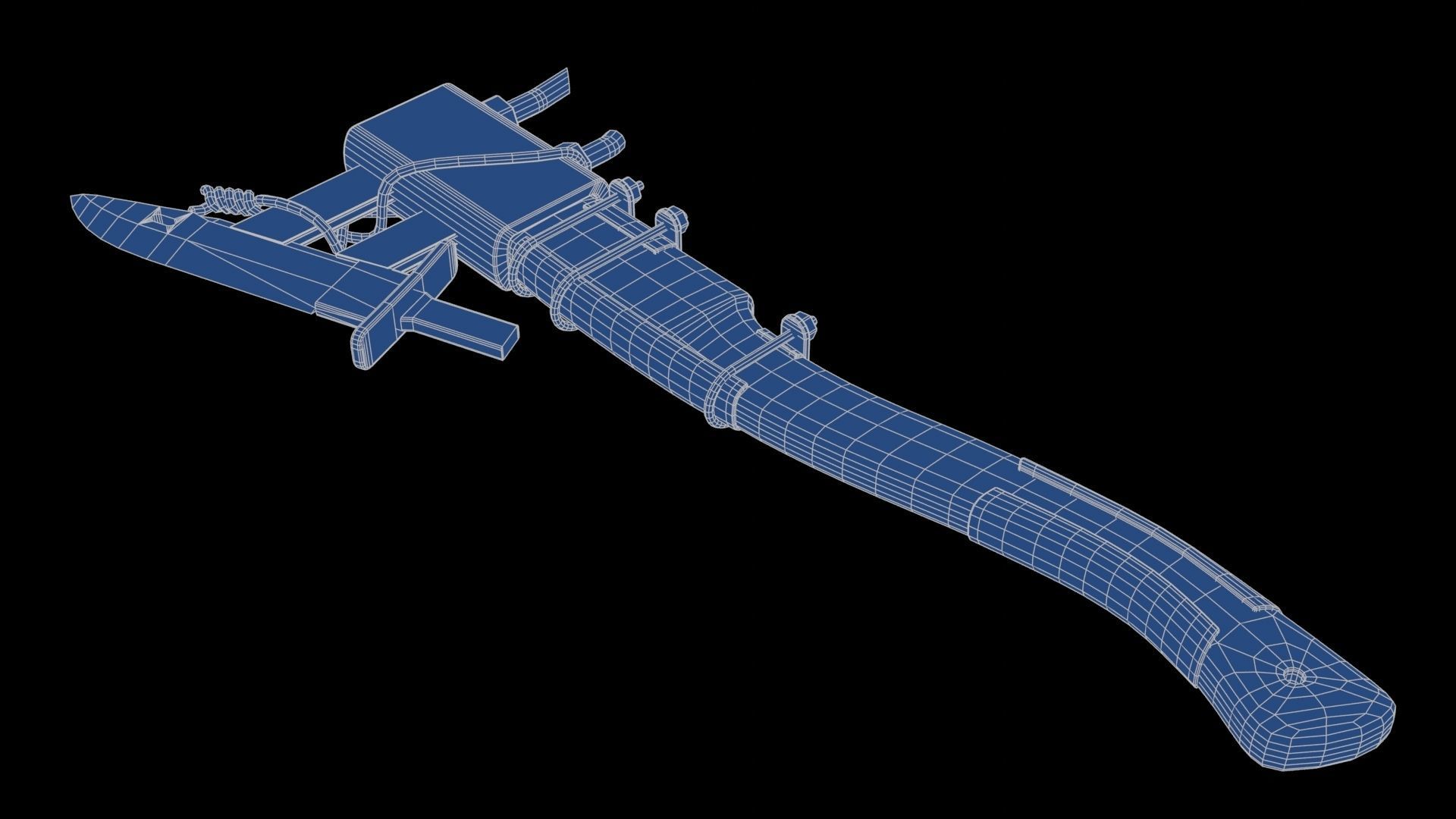 Modifiable Strike Weapon 13 Low-poly 3D model_20