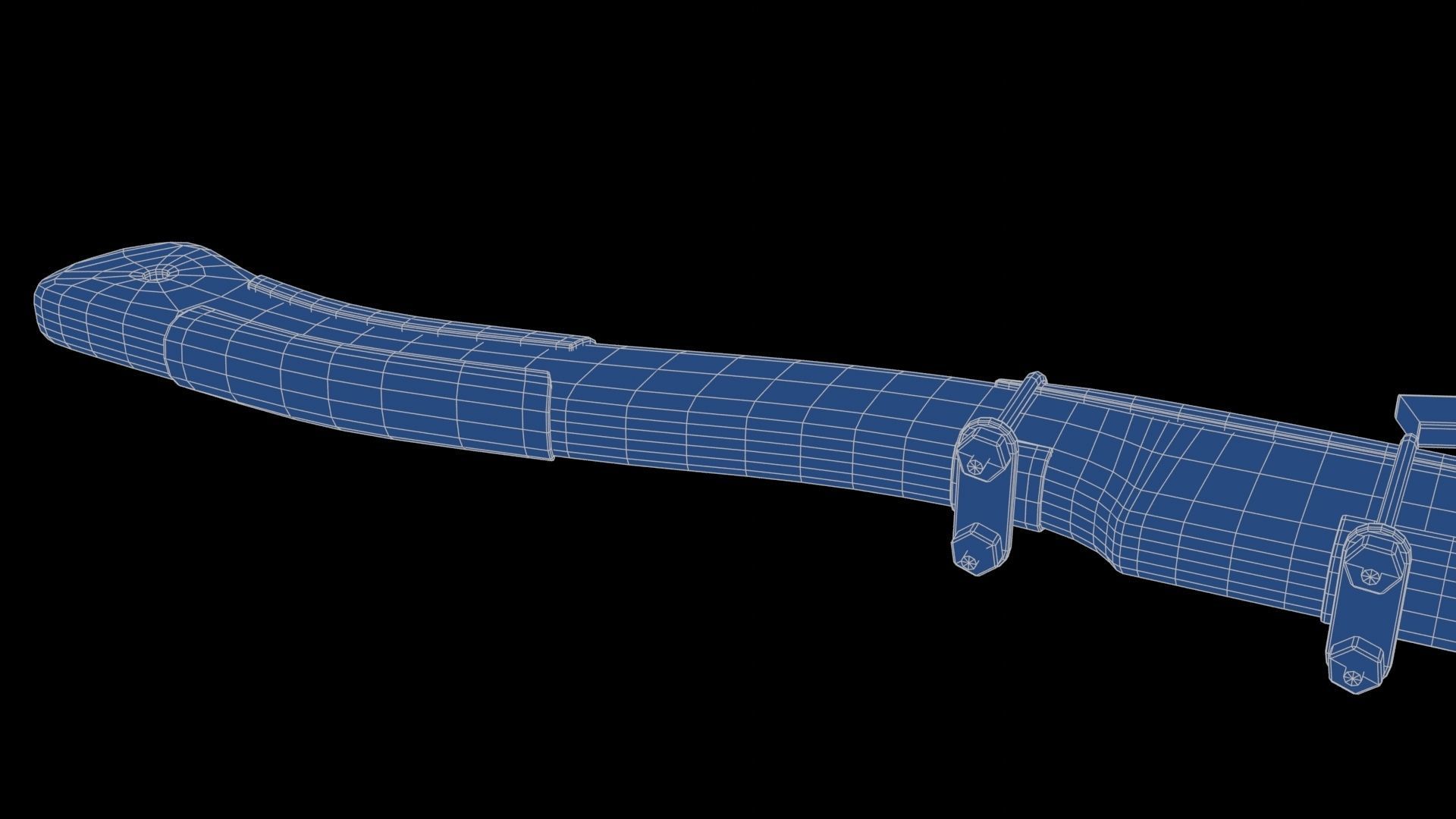 Modifiable Strike Weapon 13 Low-poly 3D model_27