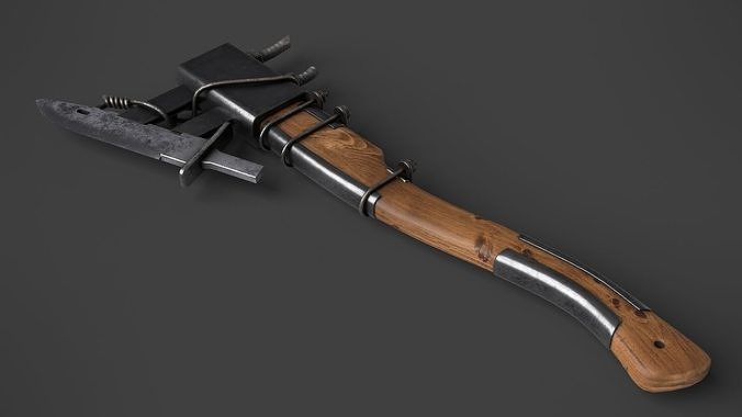 Modifiable Strike Weapon 13 Low-poly 3D model
