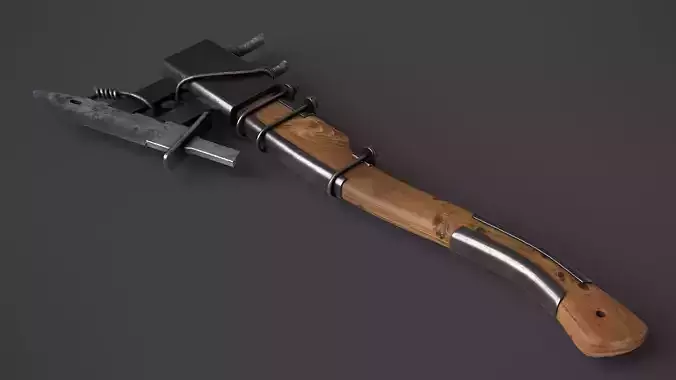 Modifiable Strike Weapon 13 Low-poly 3D model