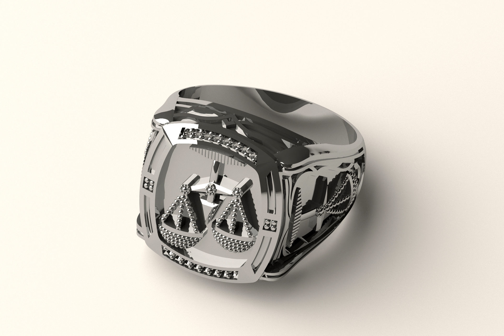 Ring R 42 3D print model_2