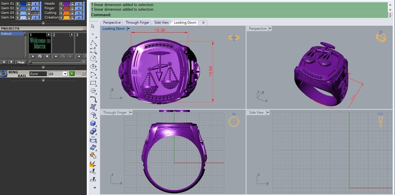 Ring R 42 3D print model_3