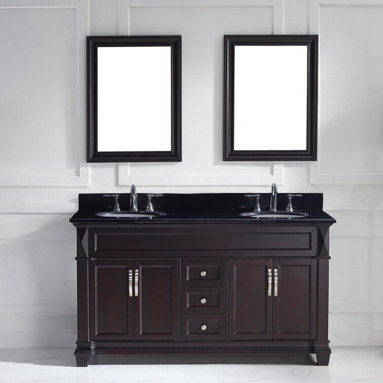 Kace Double Bathroom Vanity Set  3D model_2
