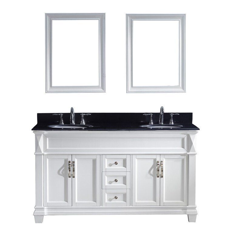 Kace Double Bathroom Vanity Set  3D model_5