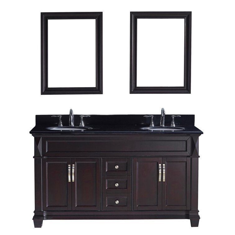 Kace Double Bathroom Vanity Set  3D model_4