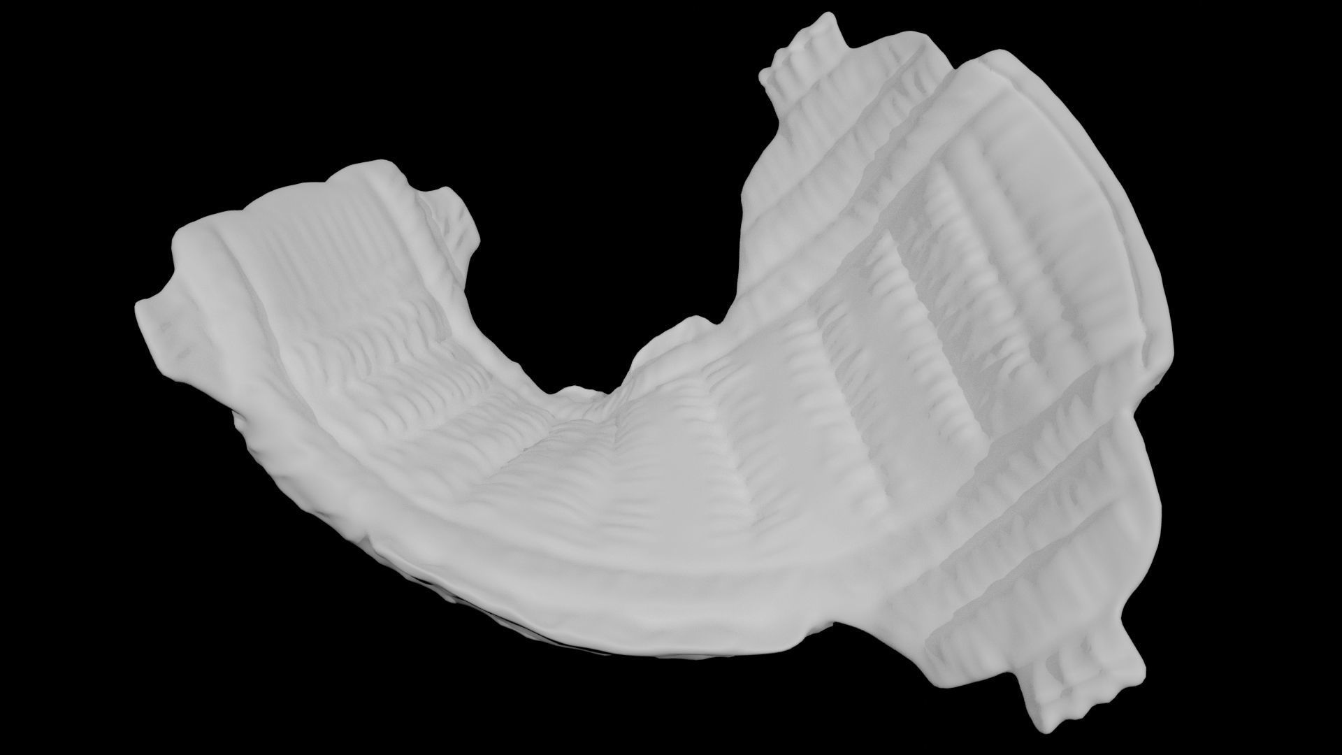 Diaper toilet seat Low-poly 3D model_5