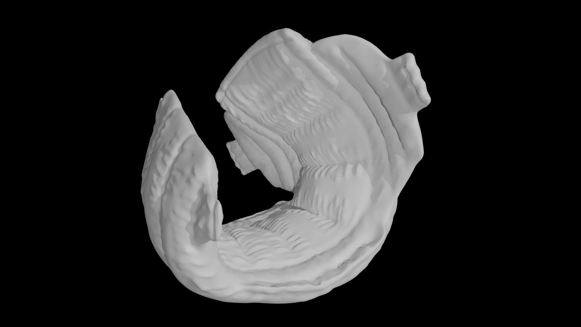 Diaper toilet seat Low-poly 3D model_2