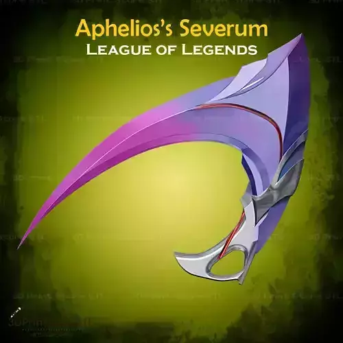 Aphelios Severum Cosplay League of Legends - STL File 3D print model