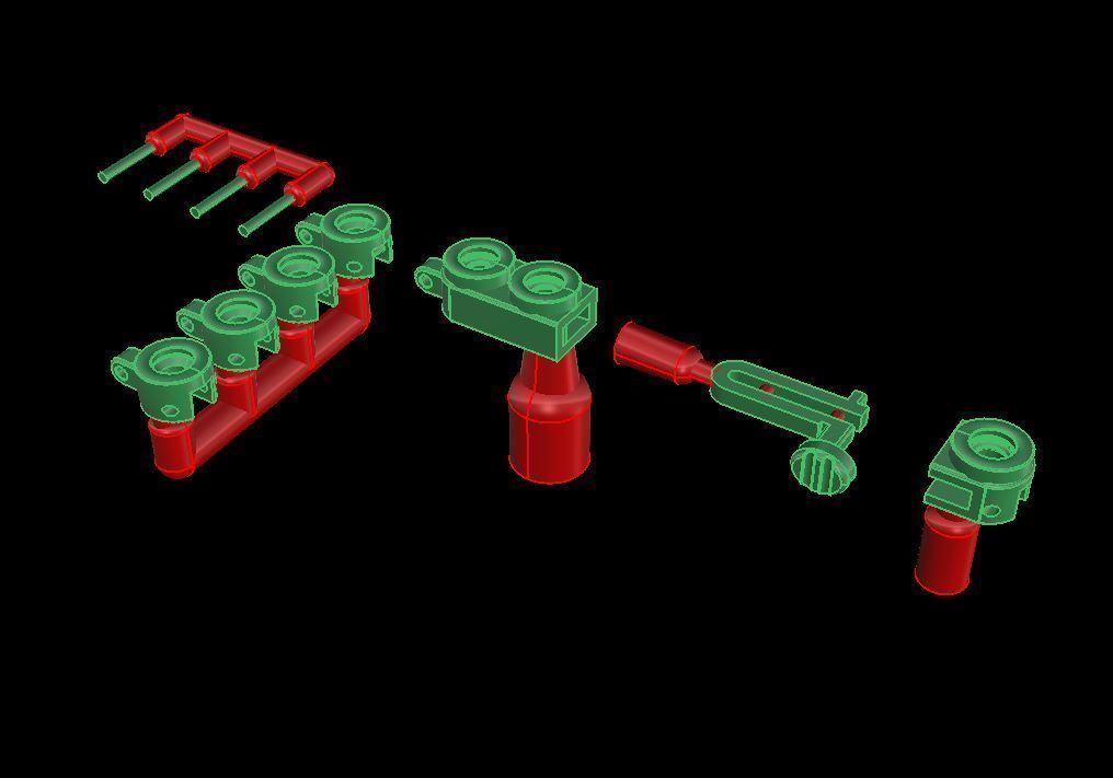 Bezel Bracelet Link 3mm 3D print model_8