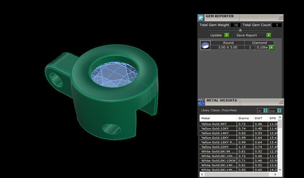 Bezel Bracelet Link 3mm 3D print model_11