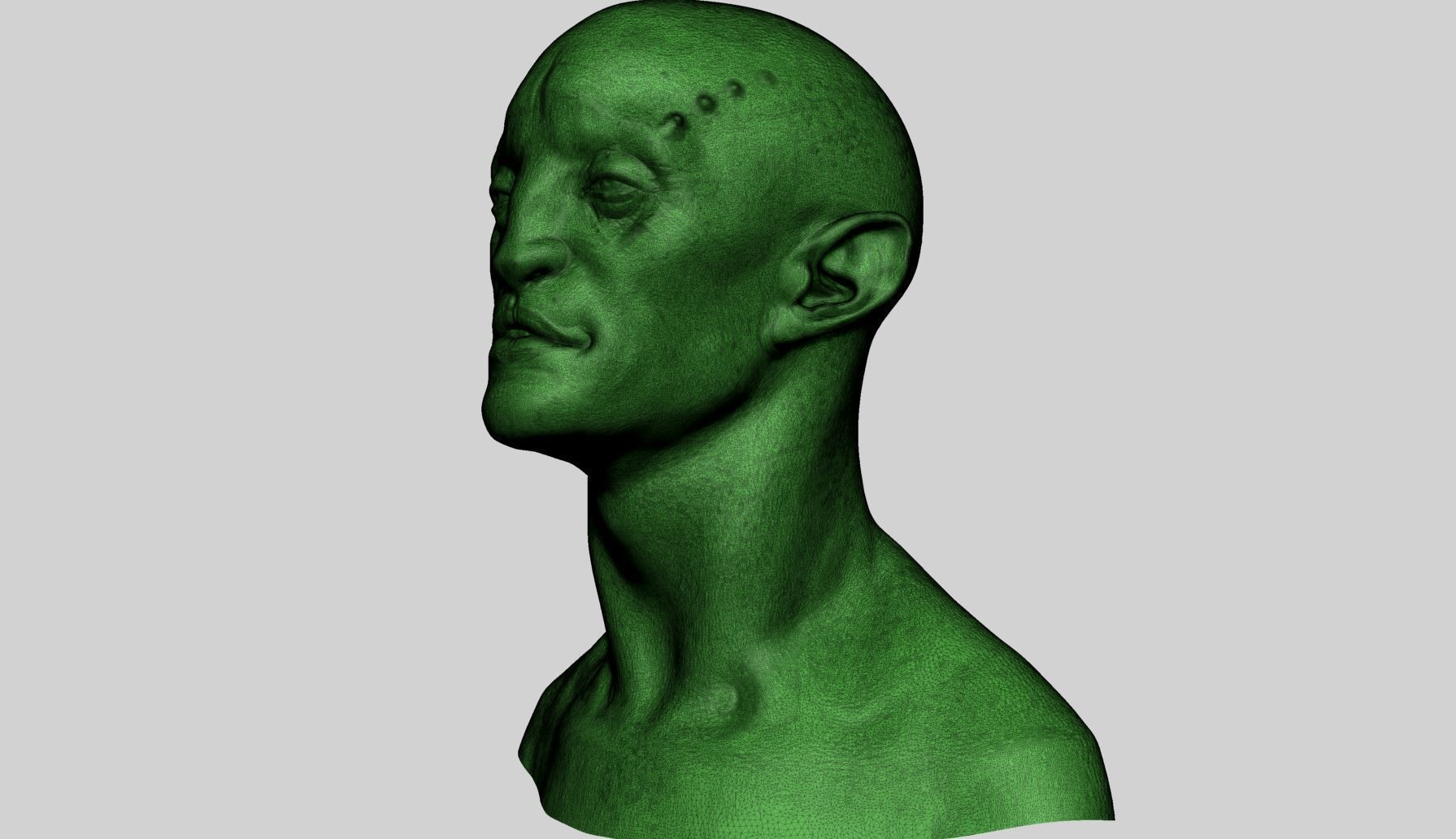 Creature Head v22 3D model_17
