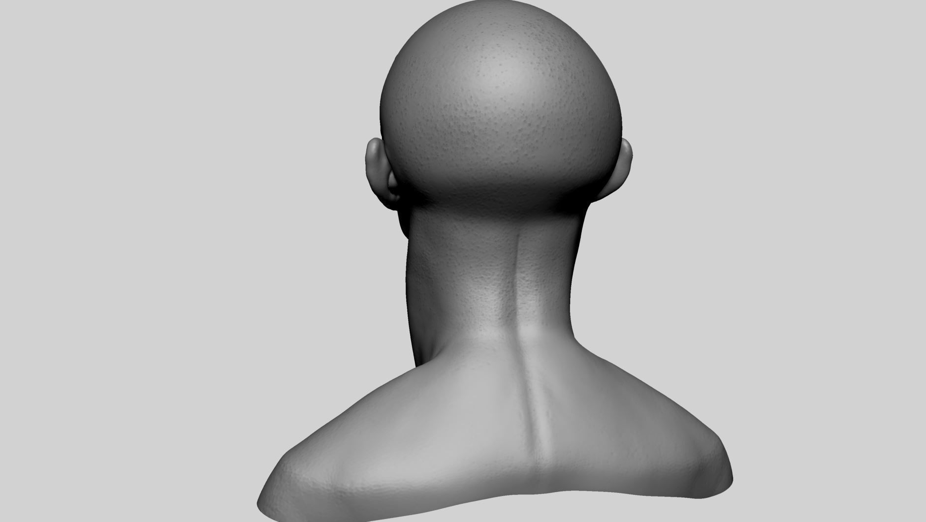 Creature Head v22 3D model_4