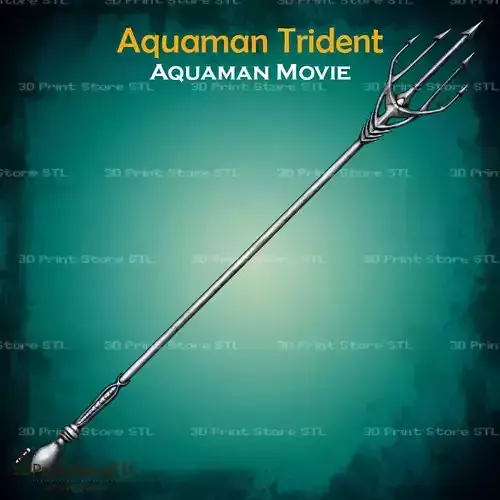 Trident Cosplay Aquaman Movie - STL File
