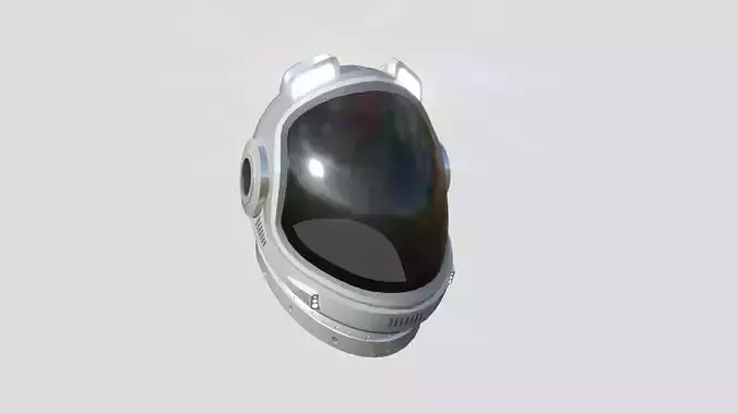 Astronaut Helmet B07 Gray White - Character Design Fashion