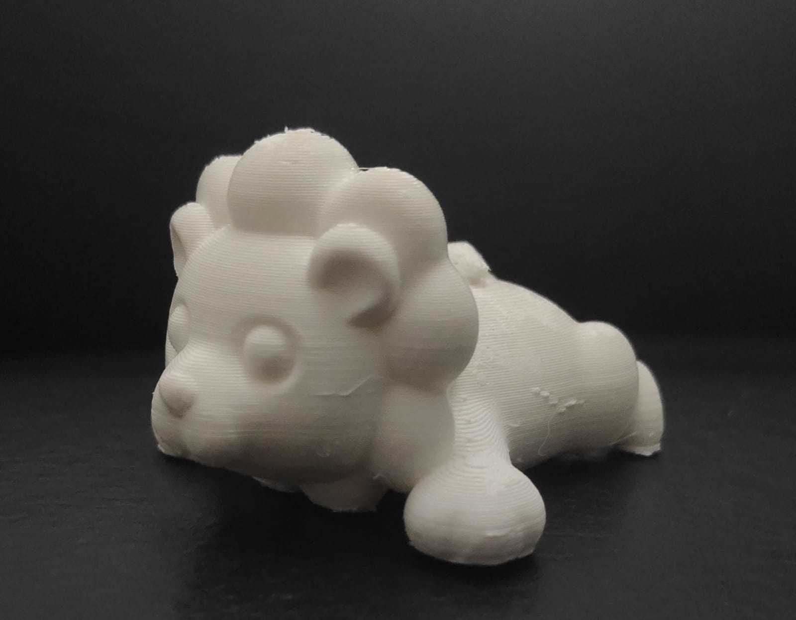 Lying Lion 3D print model_8