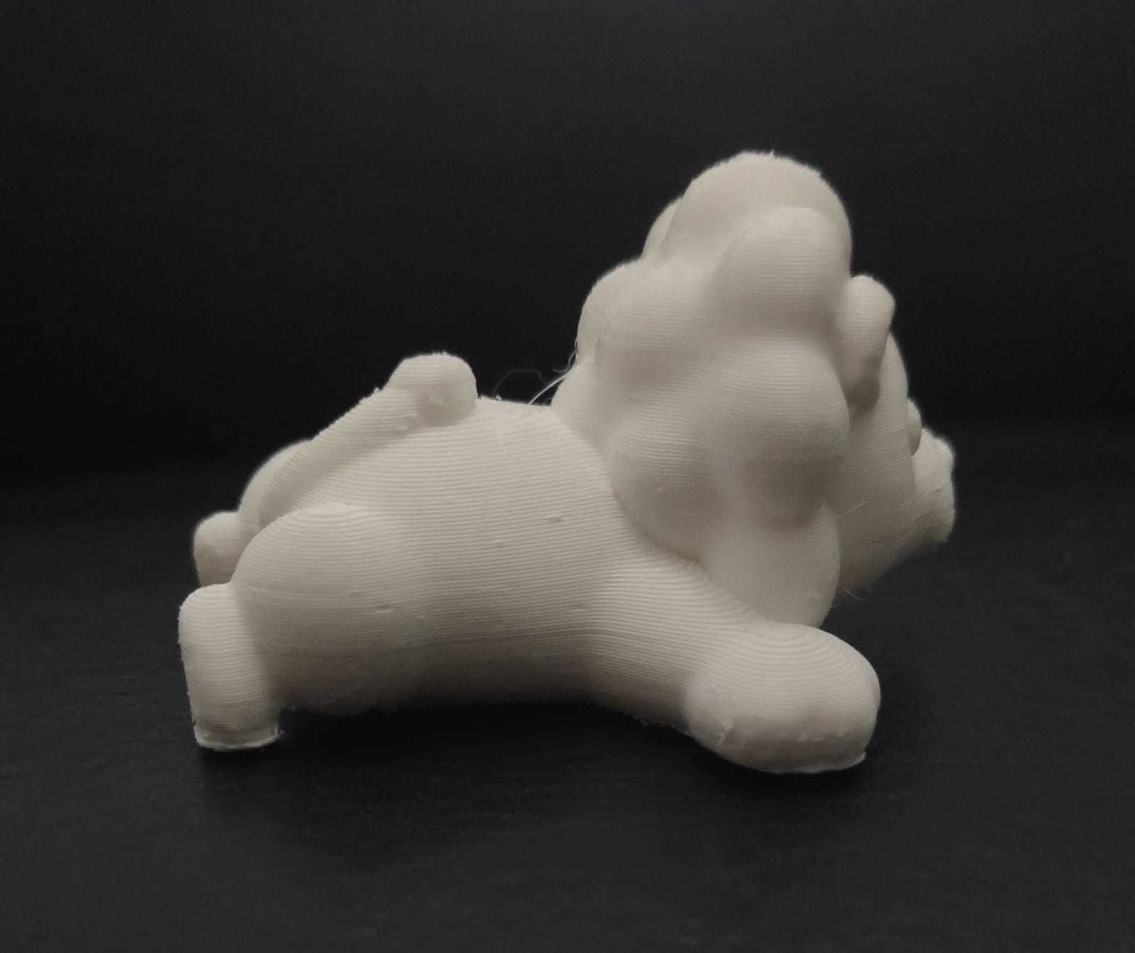 Lying Lion 3D print model_5